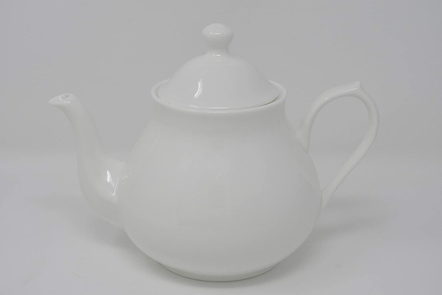 4 Cup Teapot White Bone China (71031) Tea Pot Classic Style 