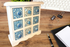 9 Drawer Chest Ceramic Drawers Spice Chest Sewing Hobby Jewellery Blue & White