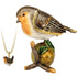 Bird Trinket Box & Necklace Robin Wren Kingfisher Blue Tit Little Treasures