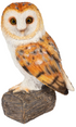 Barn Owl Ornament Garden or Home Baby Owlette Resin Statue Weatherproof 24cm