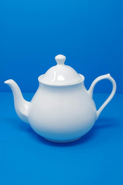4 Cup Teapot White Bone China (71031) Tea Pot Classic Style 