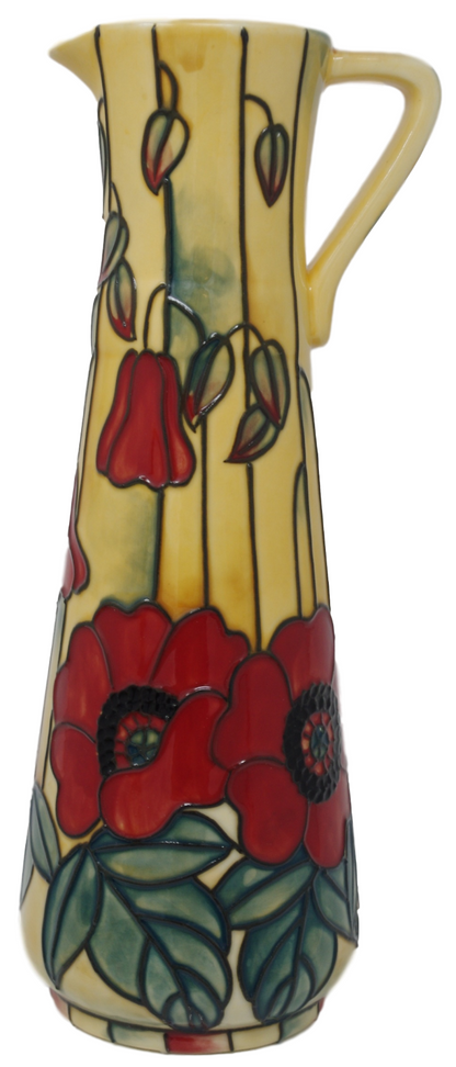 Ceramic Tall Jug Pitcher Old Tupton Ware Floral Design Multicoloured Brand New