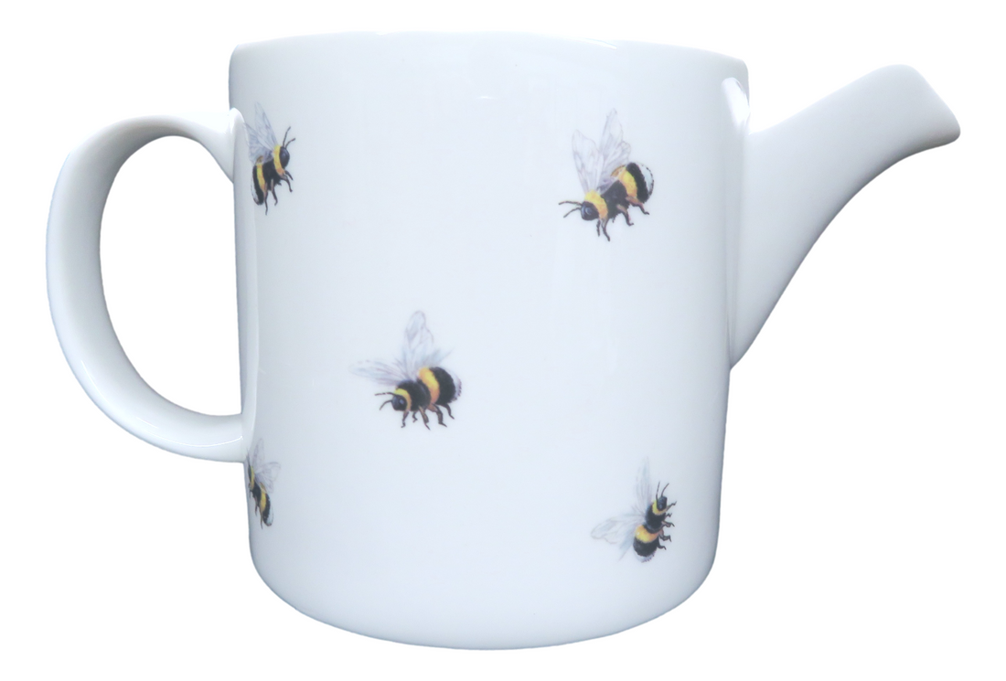 Bee Teapot 1 Litre Bone China Teapot Coffee or Tea Nautical Dishwasher Safe