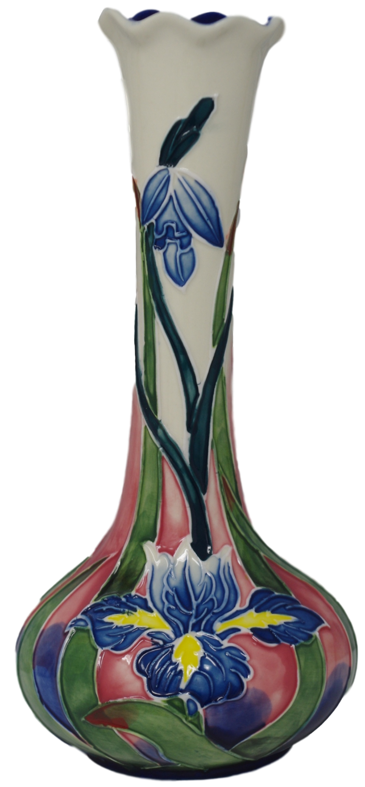 Bud Vase Old Tupton Ornament Tube Lined Floral Pottery Brand New 8&quot;