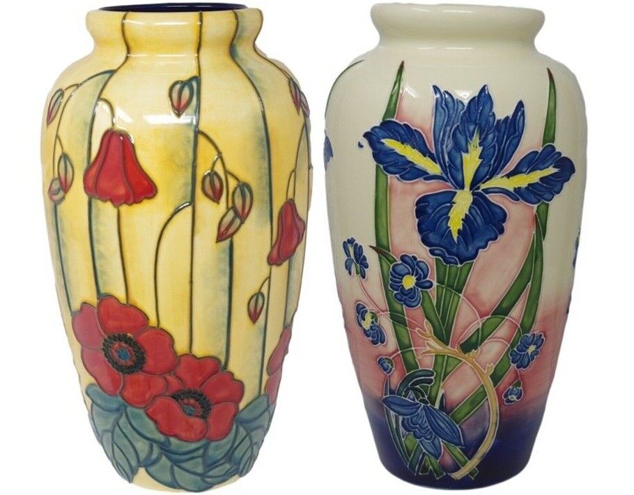Large Floral Vase Tupton Ware Tube Lined Ceramic Ideal Fresh Dried or Silk New