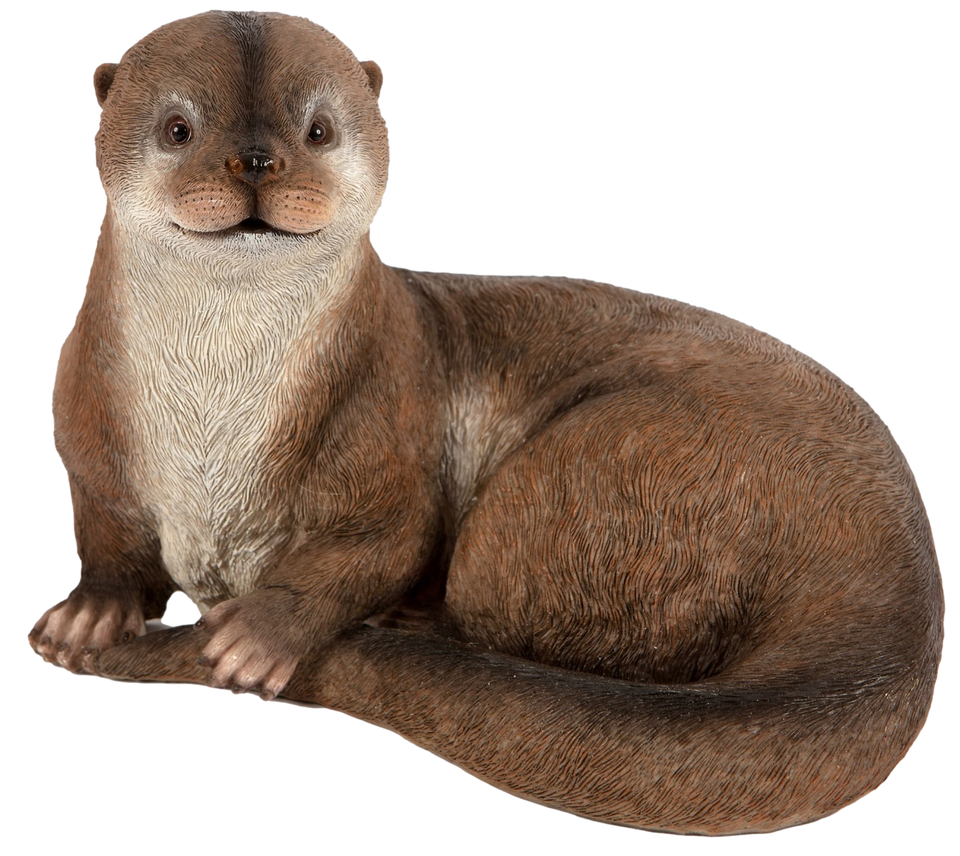 Otter Ornament Resin Statue Figurine In or Outdoor Frostproof Figurine Home Deco