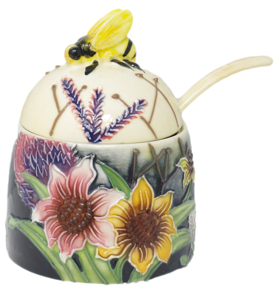 Honey Pot Old Tupton Bee Jam Jar Preserves Matching Spoon Choice Of 4 Designs