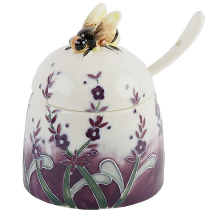 Honey Pot Old Tupton Bee Jam Jar Preserves Matching Spoon Choice Of 3 Designs
